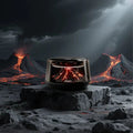 Volcano & Glacier Smart Car Diffuser – Metal Alloy Aromatherapy