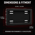Stealth Motorized License Plate Curtain – Single Plate Kit