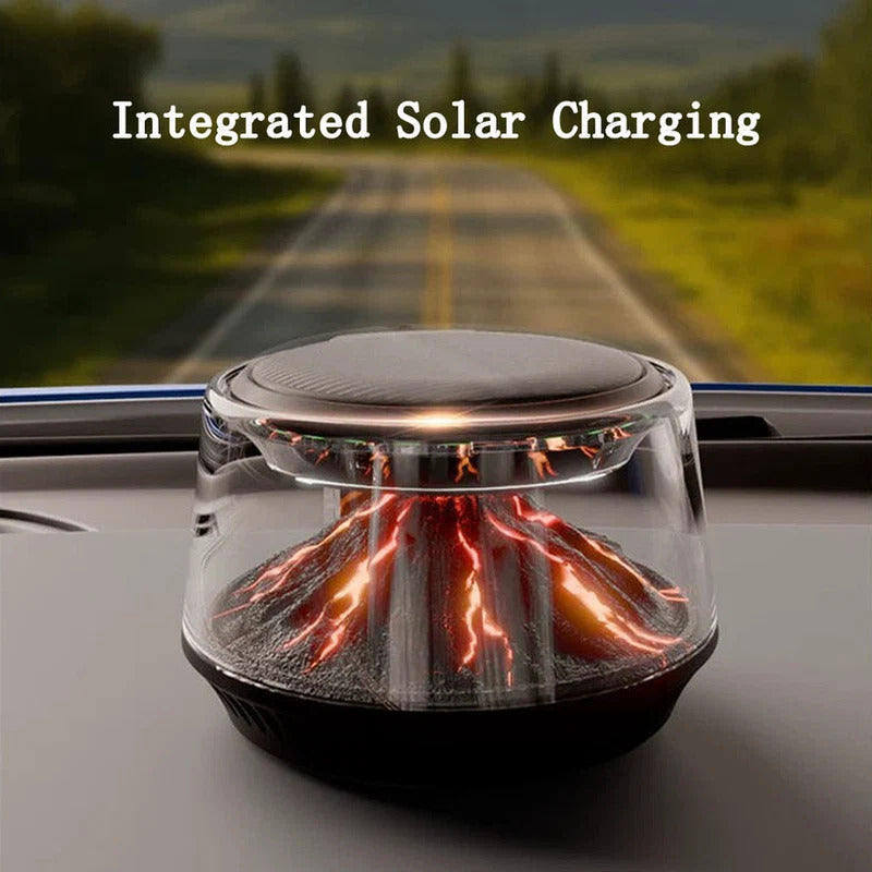 Volcano & Glacier Smart Car Diffuser – Metal Alloy Aromatherapy