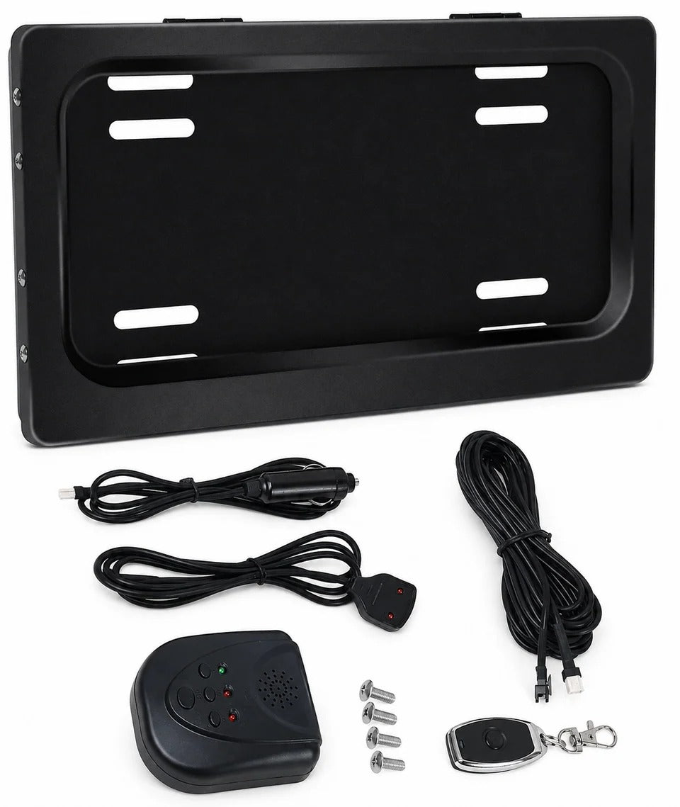 Stealth Motorized License Plate Curtain – Single Plate Kit