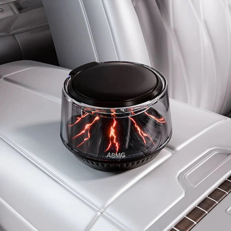 Volcano & Glacier Smart Car Diffuser – Metal Alloy Aromatherapy