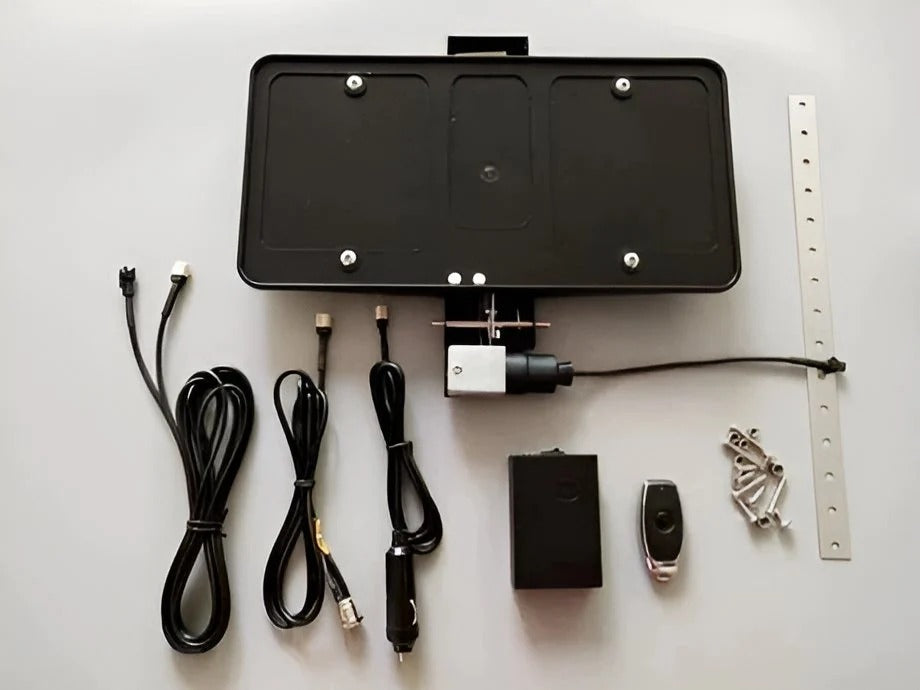 Stealth License Plate Vanisher – Remote Control Retractable Hideaway System