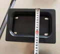 Stealth Motorcycle License Plate Curtain - Remote Control