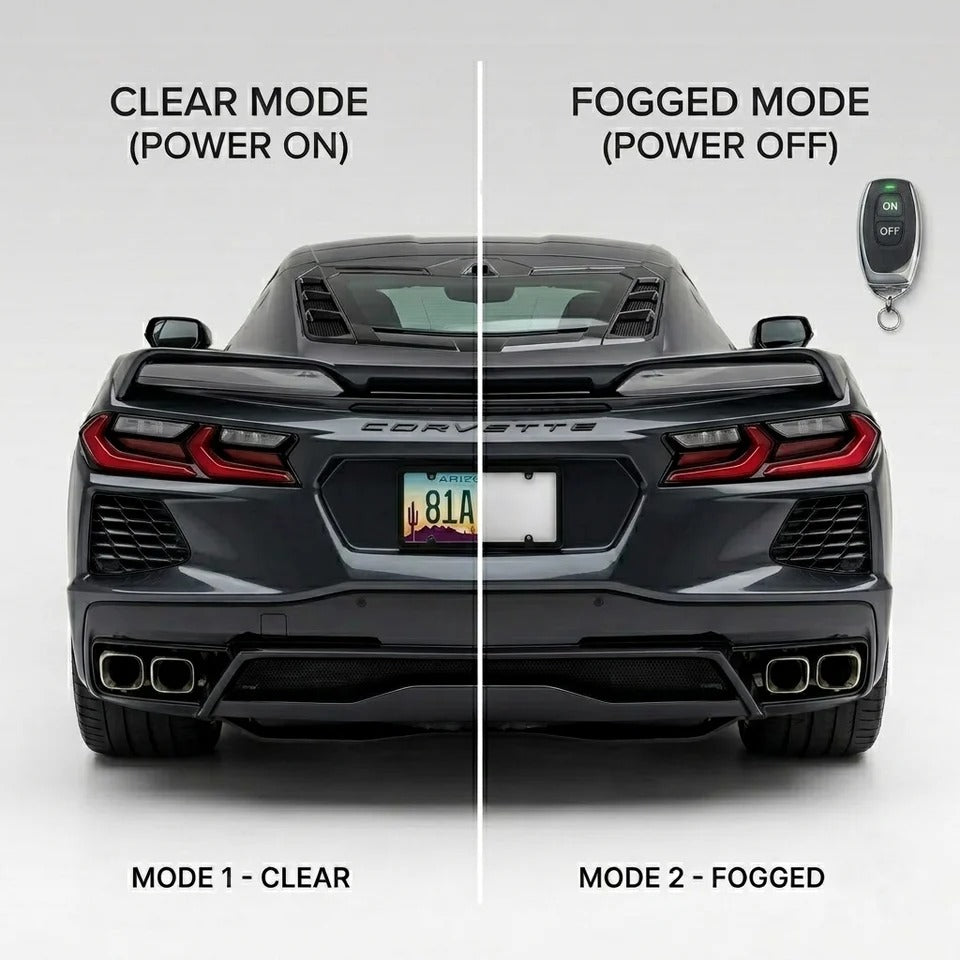 PDLC License Plate Fogger - Instant Privacy Shield