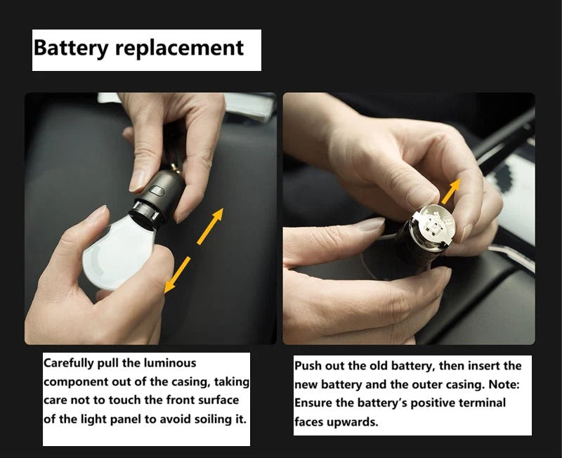 Car Charm Bulb – Rechargeable Hanging Ambient Light